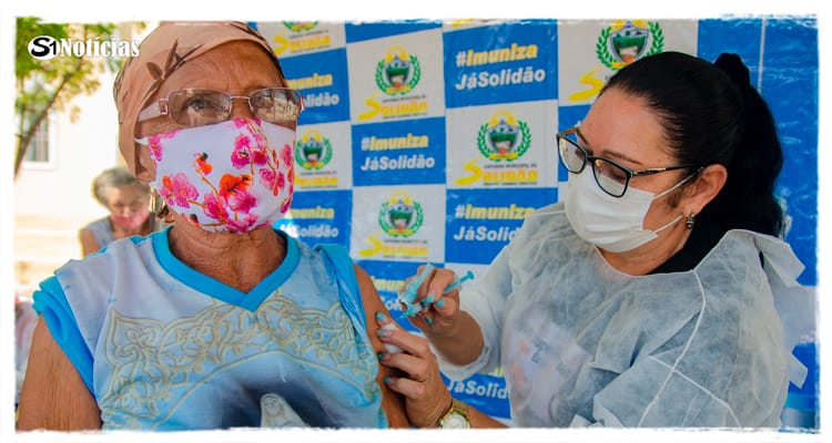 Solidão já vacinou 439 idosos com a 4ª dose contra Covid-19