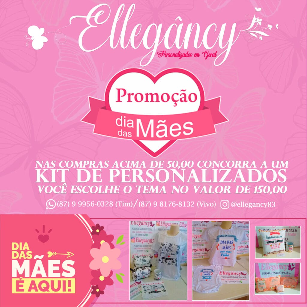 Ellegâncy: Personalizados em Geral lança promoção de Dia das Mães