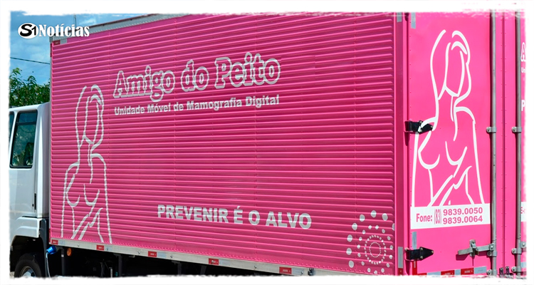 Solidão terá ação da Carreta da Mamografia Amigo do Peito nesta sexta-feira (27)