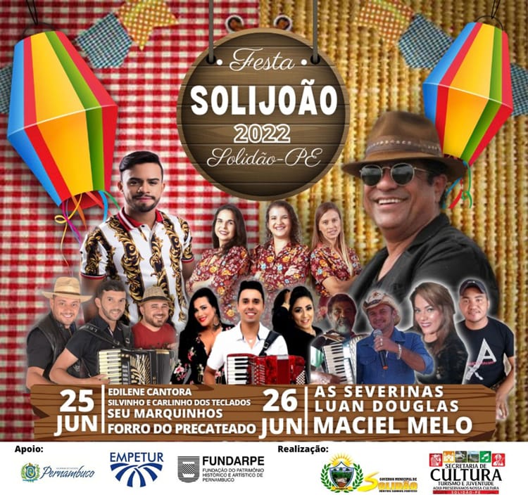 Programação oficial do SoliJoão 2022