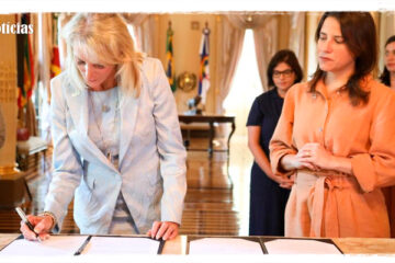 Raquel Lyra e embaixadora dos EUA assinam acordo de cooperação