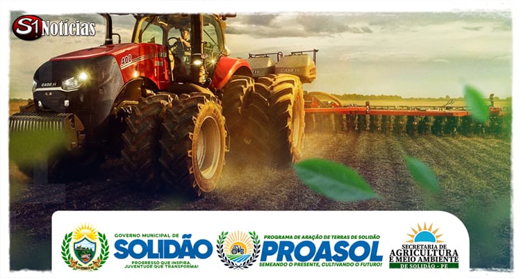 Solidão lança PROASOL: Programa de Aração de Terras que impulsiona a agricultura local