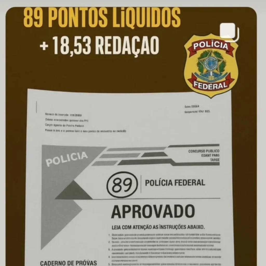 Solidanense é Aprovado no Concurso da Polícia Federal