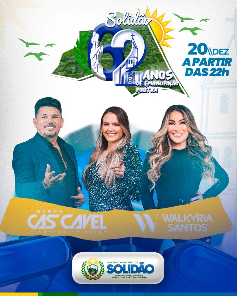 Solidão divulga atrações confirmadas para os 62 anos de Emancipação Política