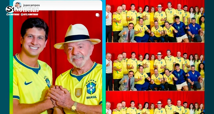 João Campos assiste jogo do Brasil ao lado de Lula em Brasília