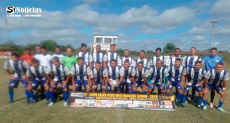 Jogadores do Solidão Máster comemoram classificação na Copa Pajeú