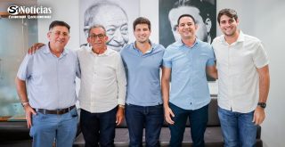 Prefeito Mayco da Farmácia e ex-prefeito Djalma Alves anunciam apoio a Bruno Marques para deputado estadual