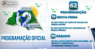 Solidão celebra 62 anos com programação oficial de emancipação política